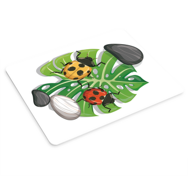 Dibujos animados monstera más alfombrillas de ratón - TenVinilo