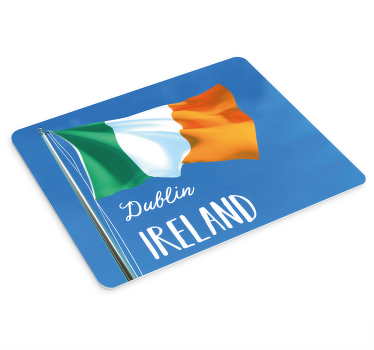 Dublin, Ireland and flag more mousepads - TenStickers