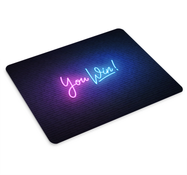 You win mouse gamer pad quotes - TenStickers