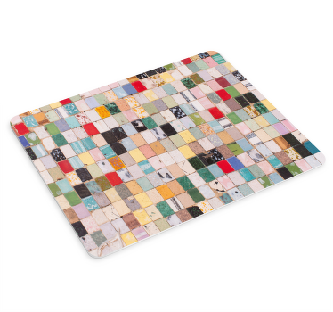 Kul fargerik flis musematte tekstur - Tenstickers