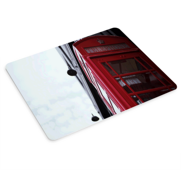 Alfombrilla ratón original Cabina telefónica de la ciudad - TenVinilo