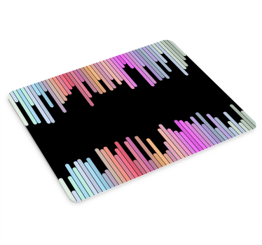 κάθετη πολύχρωμη ρίγα ποντίκι παιχνιδιού - TenStickers