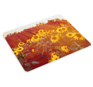 Podkładki pod mysz oryginalne Pole słonecznika - TenStickers
