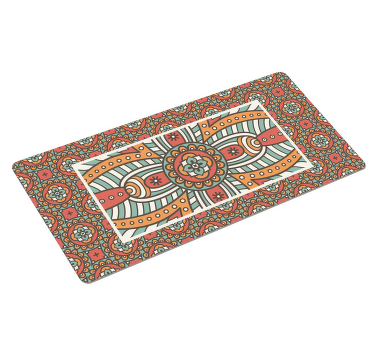 Alfombrilla ratón original Fondo floral con mandalas - TenVinilo