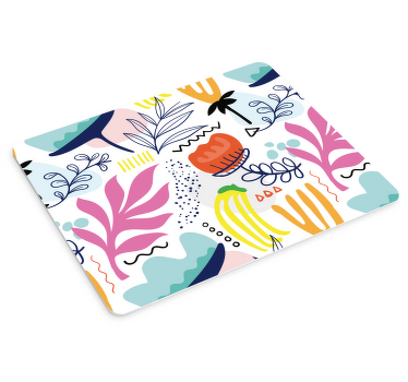 Alfombrilla ratón original Patrón floral orgánico - TenVinilo