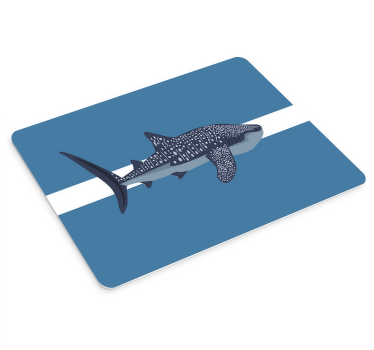 Blue shark more mousepads - TenStickers