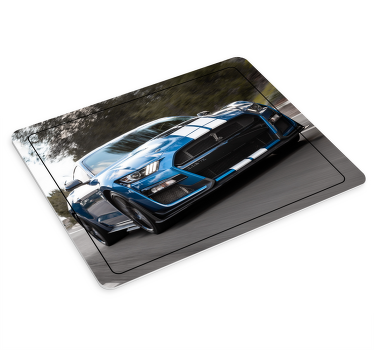 Alfombrilla ratón original Shelby azul gt350 - TenVinilo