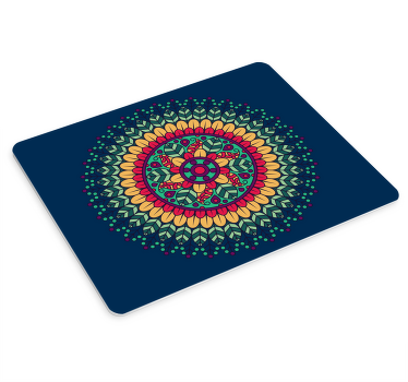 Flower mandala mouse pad patterns - TenStickers