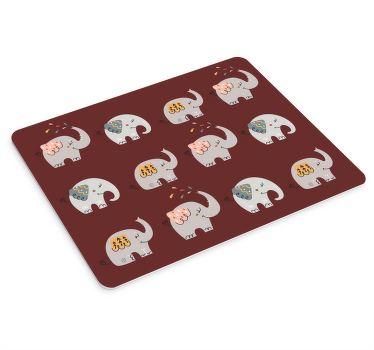 Desen animat elefant mai multe mousepad-uri - TenStickers