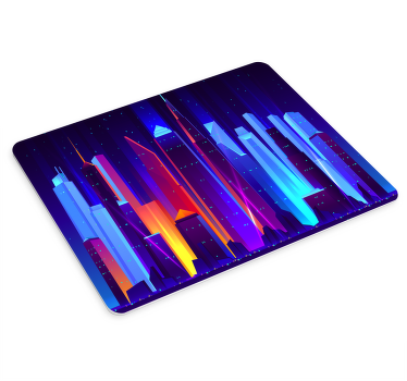 Futuristic city original mouse pad - TenStickers