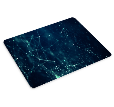 abstract molecules mouse pad patterns - TenStickers