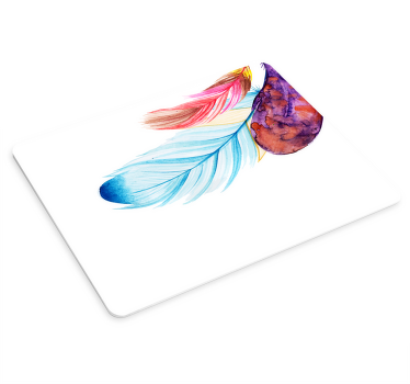 Podložka pod myš s péřovou kyticí - TenStickers
