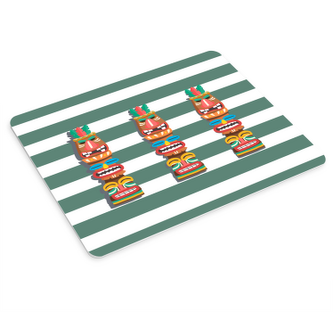 Totemuri tradiționale mouse pad original - TenStickers