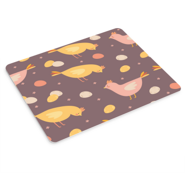 Barevný vzor kuřecí vejce originální podložka pod myš - TenStickers