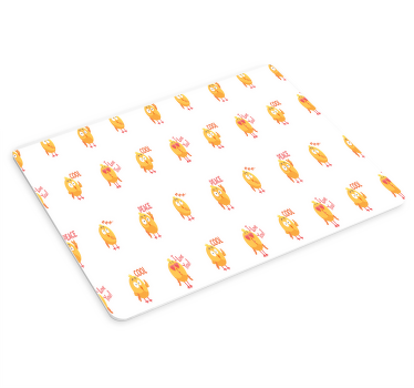 Sevimli çizgi komik tavuk daha fazla fare altlığı - TenStickers