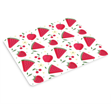さまざまな種類の果物パターンのマウスパッド - TENSTICKERS