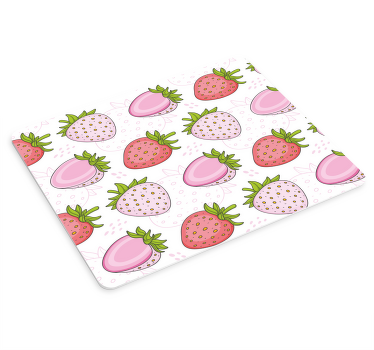 Bešavni podloga za miša s ružičastim i crvenim jagodama - TenStickers