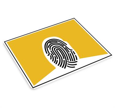 Tapis de souris Art abstrait empreintes - TenStickers