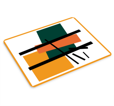Squares and abstract art original mouse pad - TenStickers