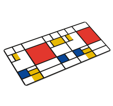 Mauspad originell Mondrian geometrische kunst - TenStickers