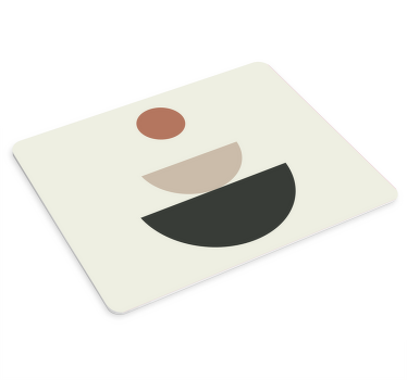 Fontanas abstraktus geometrinis meno pelės kilimėlis - „Tenstickers“