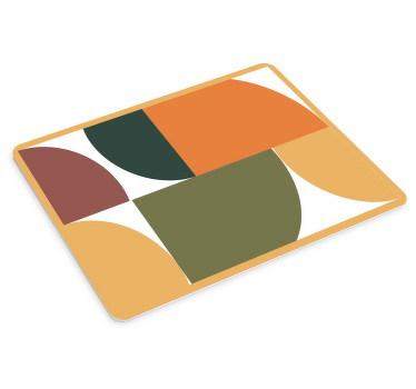 Mouse pad texturas formas de color abstractas - TenVinilo