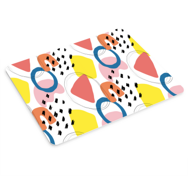 幾何学模様のオリジナルマウスパッドのペイント - TENSTICKERS