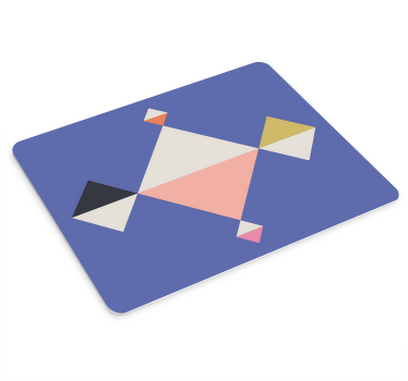 幾何学模様アートオリジナルマウスパッド - TENSTICKERS