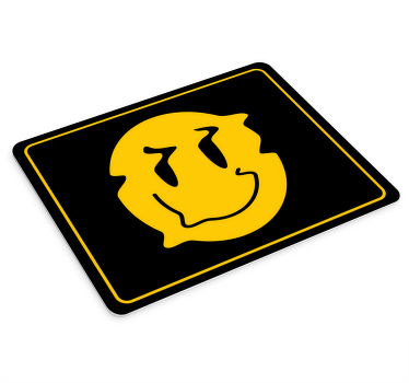 Smiling Yellow Icon original mouse pad - TenStickers