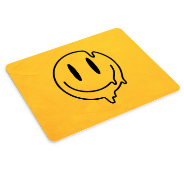 Tapetes de rato originais ícone smiley líquido - TenStickers