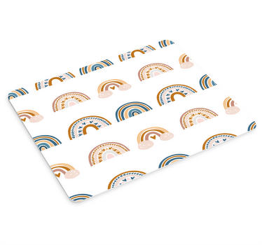 Tapetes de rato com texturas e padrões Padrão de arco-íris de out - TenStickers