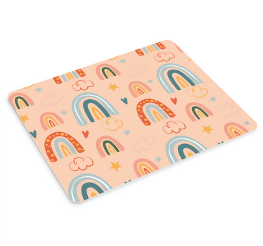 Mauspad Muster Muster kinder thematischer regenbogen - TenStickers