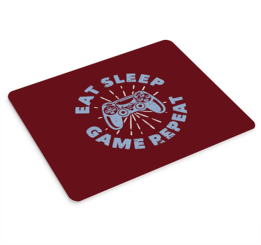 Mouse pad gamer citation de style de vie gamer - TenStickers
