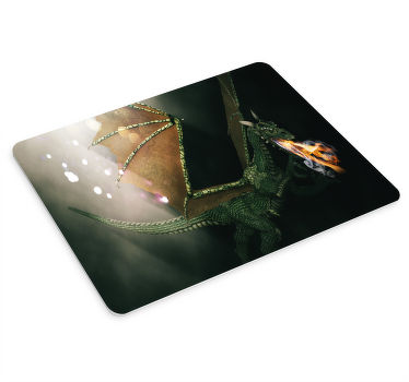 龙与火游戏鼠标垫 - TenStickers