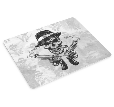 Gangster pattern original mouse pad - TenStickers