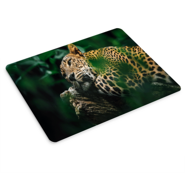 Alfombrilla ratón anime Diseño estándar de leopardo - TenVinilo