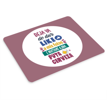 设计带有有趣的消息动漫鼠标垫 - TenStickers