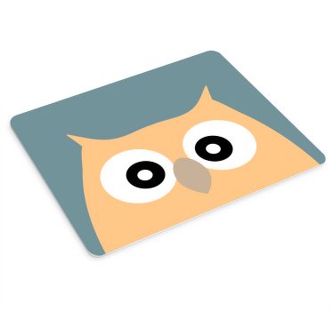 Owl design for kids anime mousepad - TenStickers
