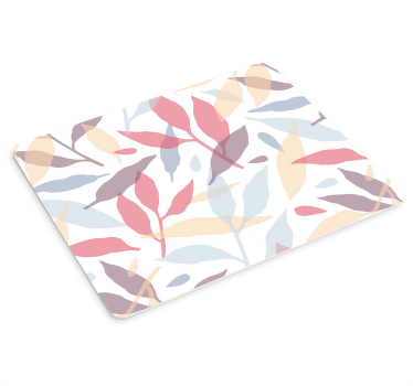 Alfombrilla ratón original Ramitas de árboles de colores - TenVinilo