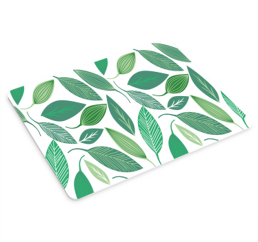 Mauspad originell Grüne blätter naturmuster - TenStickers