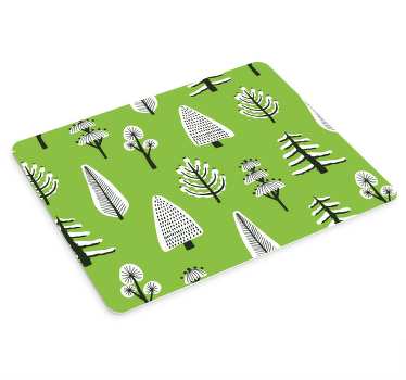 Skirtingų žalių medžių originalus pelės kilimėlis - „Tenstickers“