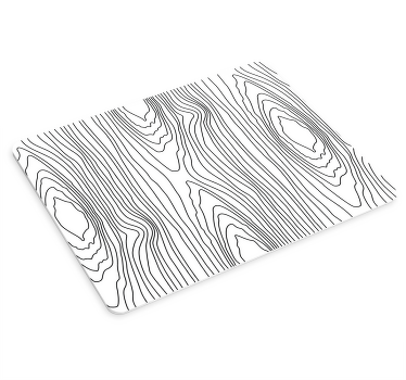 Alfombrilla ratón original Rayas negras de la naturaleza - TenVinilo