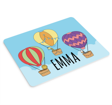 Balloner og dyr personlig musemåtte - TenStickers