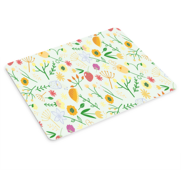 Multi colour flowers and wheat mouse pad - TenStickers