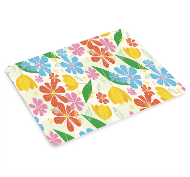 Geleneksel çiçek mousepad patlaması - TenStickers