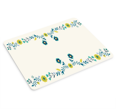 섬세한 꽃 줄기 마우스 패드 패턴 - TenStickers