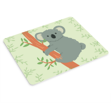 Cute small climbing koala cartoon mousepad - TenStickers