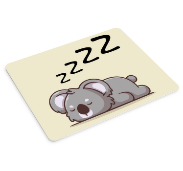 Sleeping cartoon koala original mouse pad - TenStickers