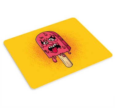 Buz pop bırak grafiti çizgi film fare altlığı - TenStickers