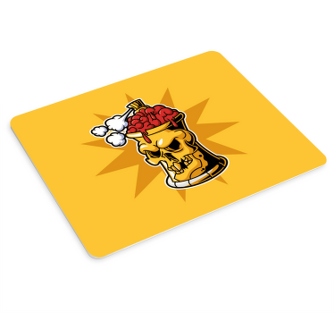 Grafiti kaukolės purškalas gali originalus pelės kilimėlis - „Tenstickers“